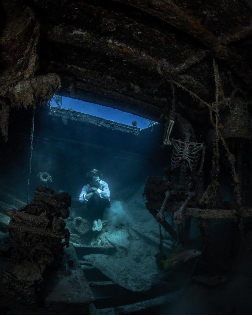 Talentoso fotógrafo andré Musgrove hace una increíble fotos bajo el agua