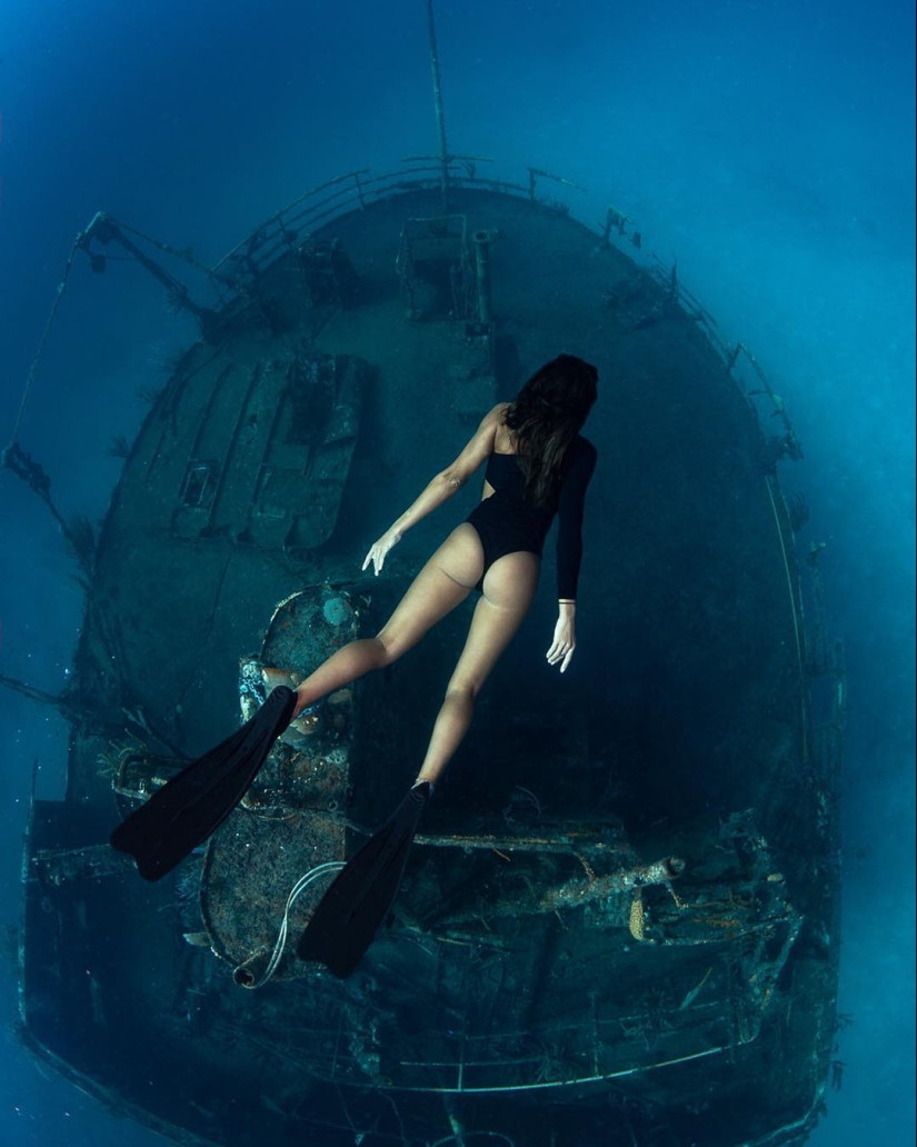 Talentoso fotógrafo andré Musgrove hace una increíble fotos bajo el agua