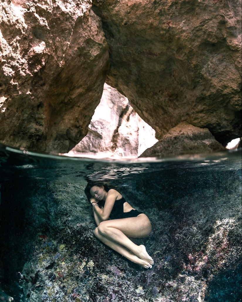 Talentoso fotógrafo andré Musgrove hace una increíble fotos bajo el agua
