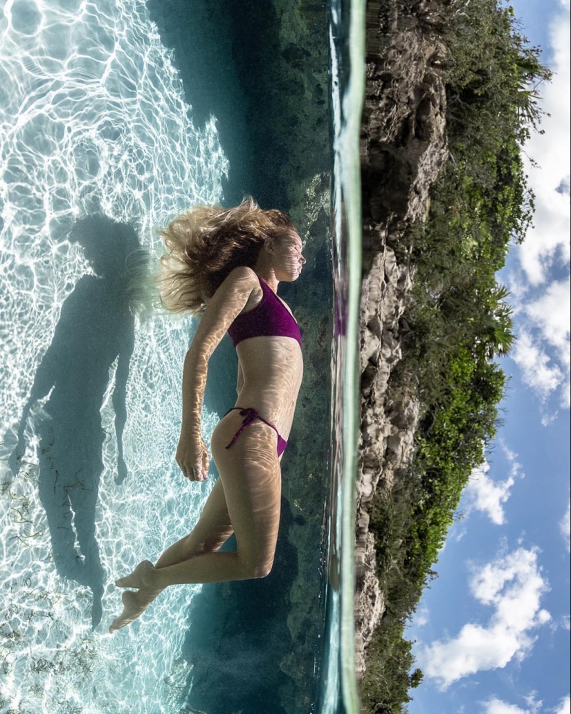 Talentoso fotógrafo andré Musgrove hace una increíble fotos bajo el agua