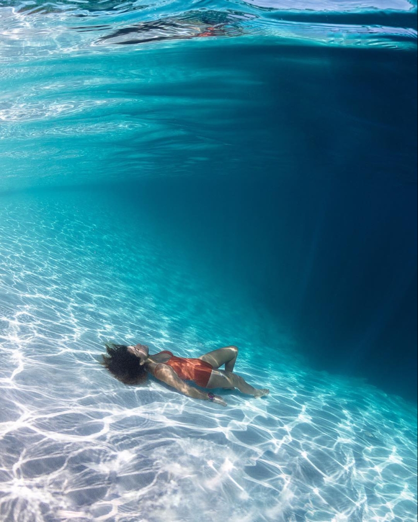 Talentoso fotógrafo andré Musgrove hace una increíble fotos bajo el agua