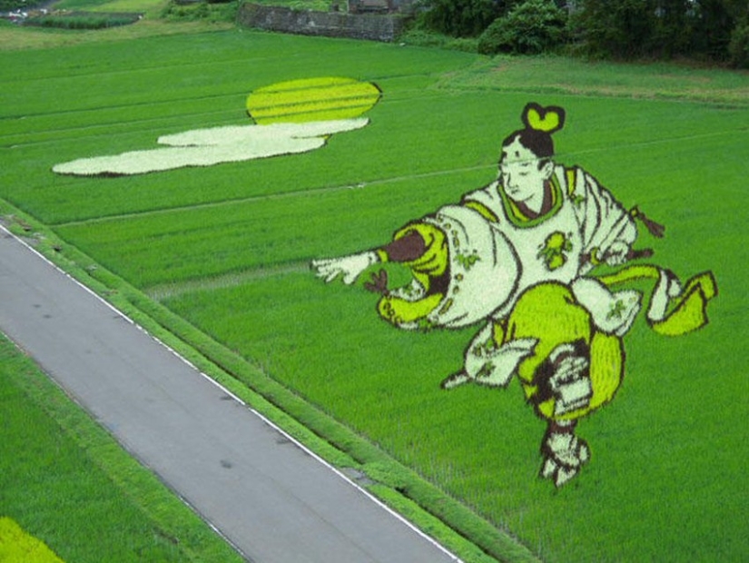 Tambo Art-pinturas increíbles en los campos de arroz de Japón