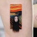 Tattoos of Hakan Adik, combining famous paintings and pop culture characters Tattoos of Hakan Adik, combining famous paintings and pop culture characters