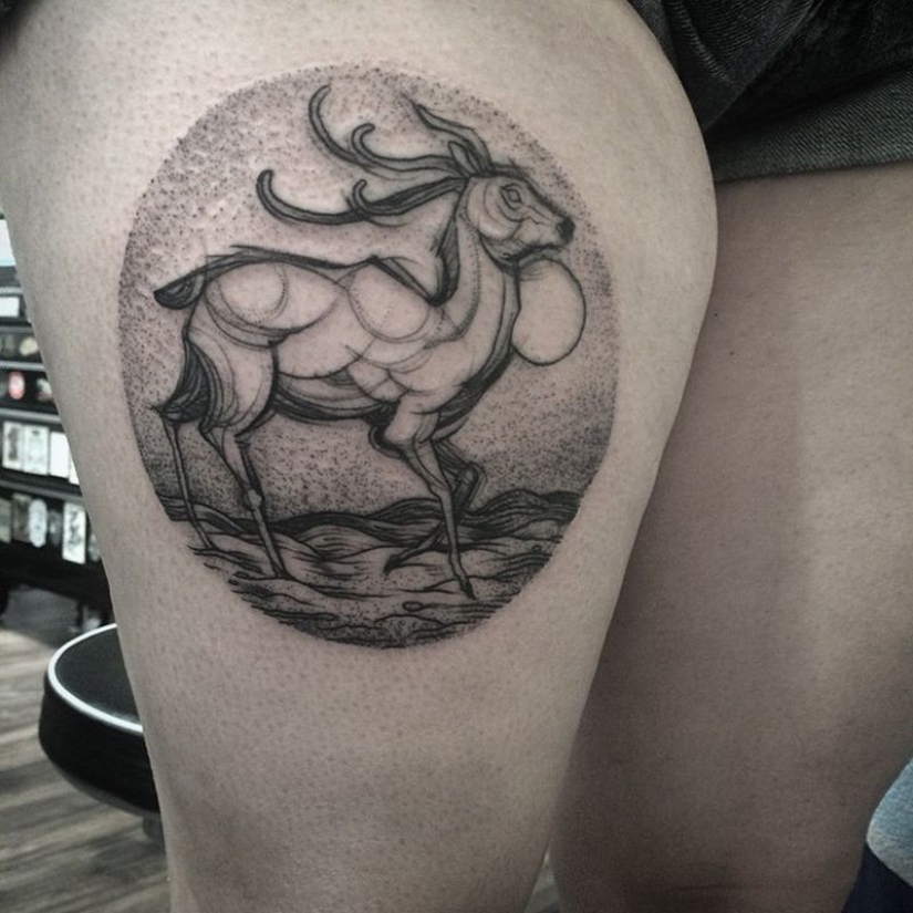 Tattoos that look like pencil drawings