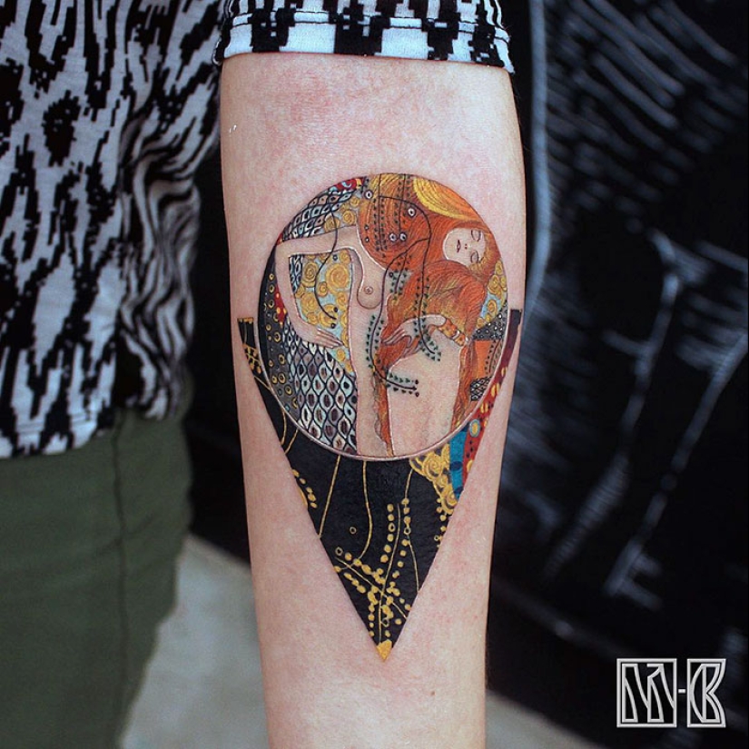 Tatuajes para aquellos que están encantados con el trabajo de Gustav Klimt Tatuajes para aquellos que están encantados con el trabajo de Gustav Klimt