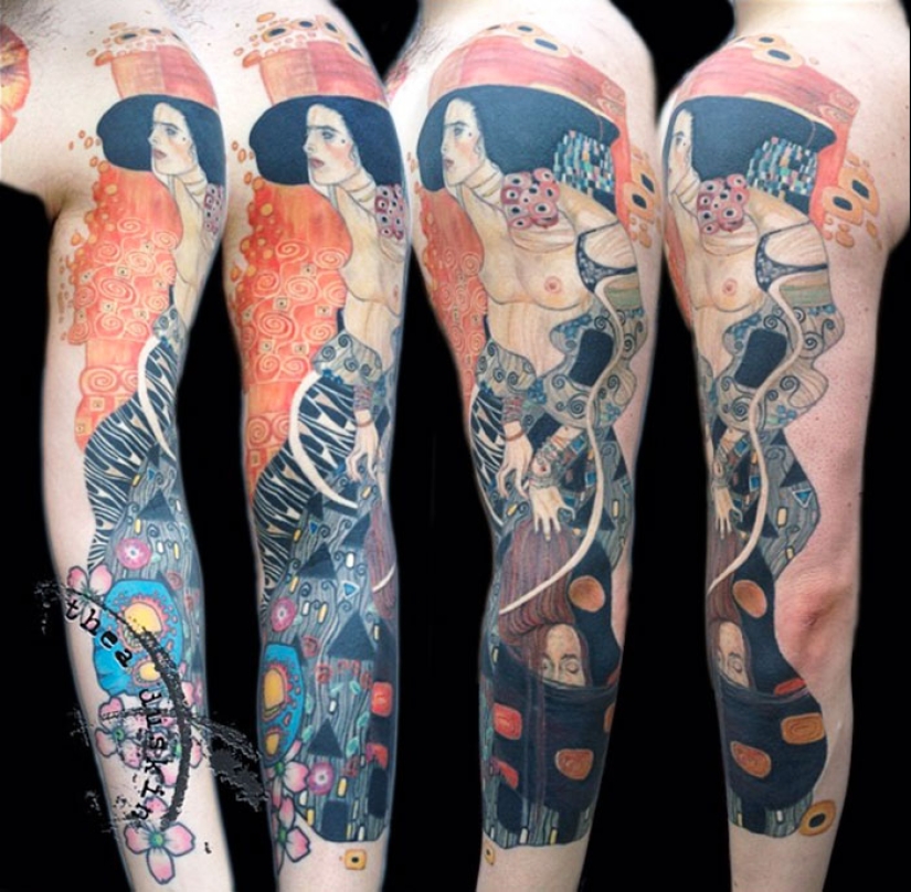 Tatuajes para aquellos que están encantados con el trabajo de Gustav Klimt Tatuajes para aquellos que están encantados con el trabajo de Gustav Klimt