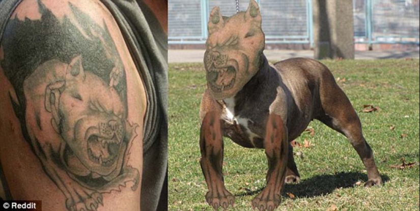 Tatuajes terriblemente malos en la piel y en la vida