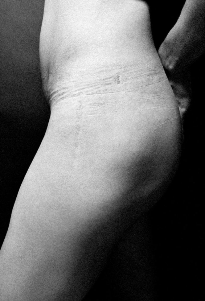 That's what lies behind the feminine splendor. It's even painful to look at these photos