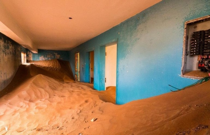 The abandoned ghost village of Al-Madam in the sands of the Emirates The abandoned ghost village of Al-Madam in the sands of the Emirates