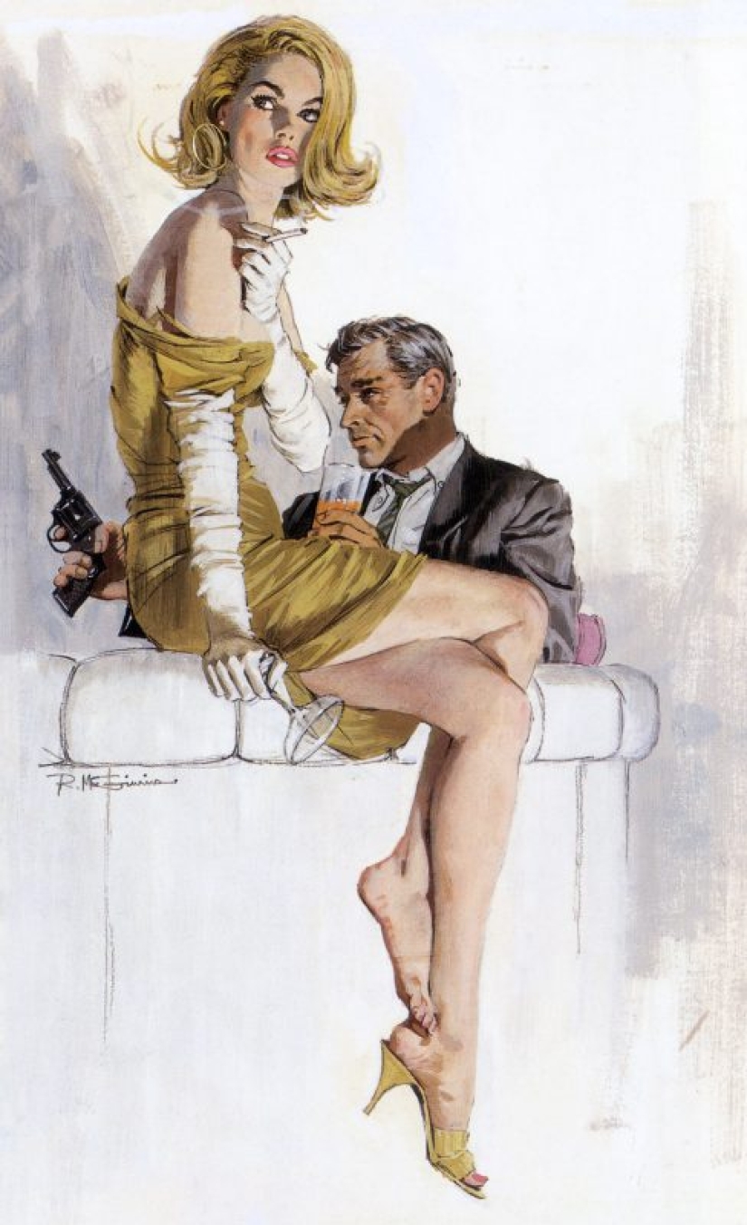 The Adventurous world of artist Robert McGinnis: hot babes and spy passions