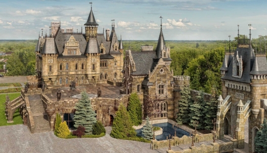 The amazing medieval castle of Garibaldi on the banks of the Volga The amazing medieval castle of Garibaldi on the banks of the Volga