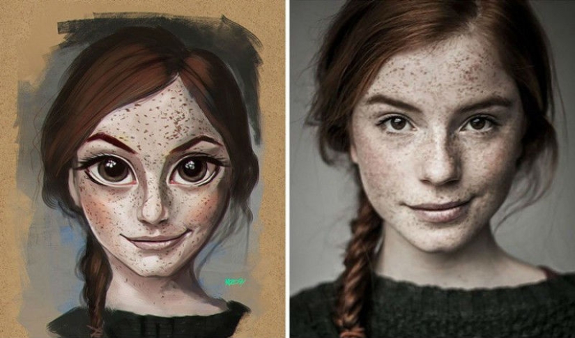 The artist turns photos of random people into amazing illustrations The artist turns photos of random people into amazing illustrations