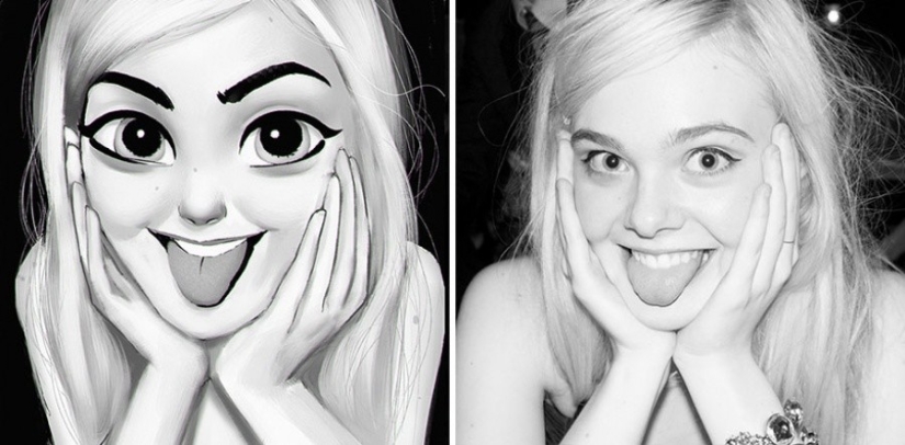The artist turns photos of random people into amazing illustrations The artist turns photos of random people into amazing illustrations