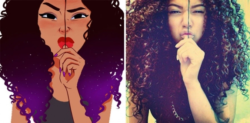 The artist turns photos of random people into amazing illustrations The artist turns photos of random people into amazing illustrations