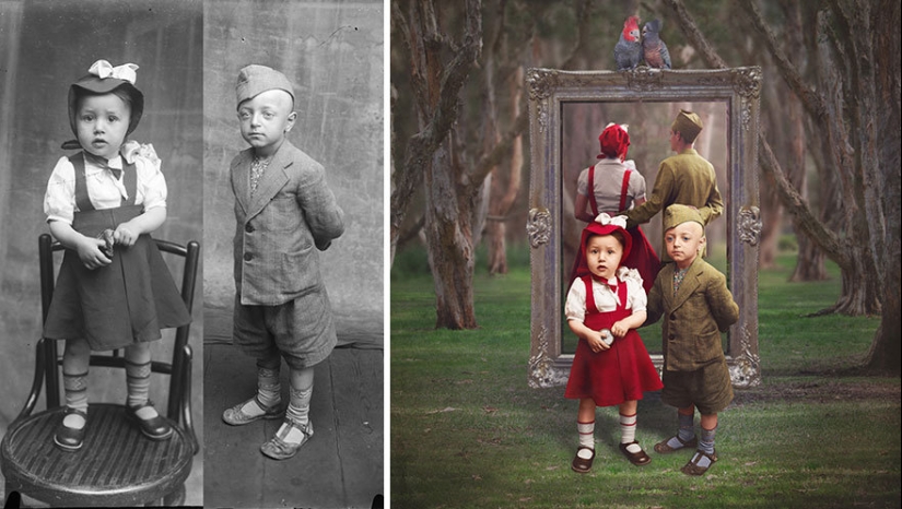The artist turns vintage photographs into mind-blowing illustrations The artist turns vintage photographs into mind-blowing illustrations