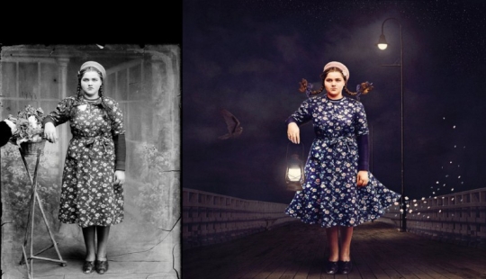 The artist turns vintage photographs into mind-blowing illustrations The artist turns vintage photographs into mind-blowing illustrations