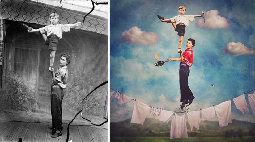 The artist turns vintage photographs into mind-blowing illustrations The artist turns vintage photographs into mind-blowing illustrations