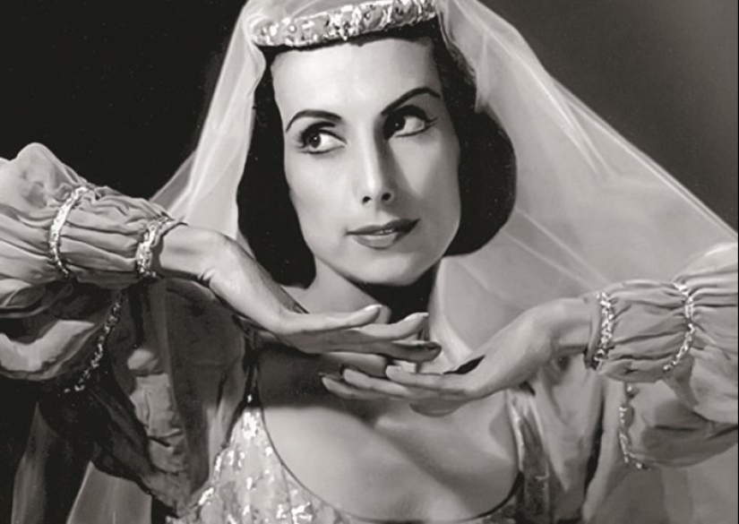 The black pearl of the Russian ballet that charmed Hitchcock and all of Hollywood