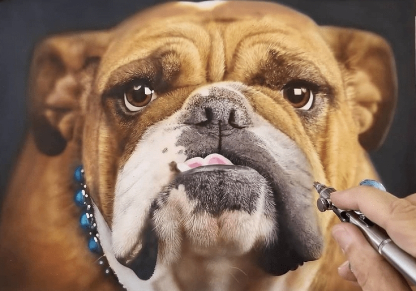 The Blurred Reality of Drew Blair-Master of photorealism in airbrushing