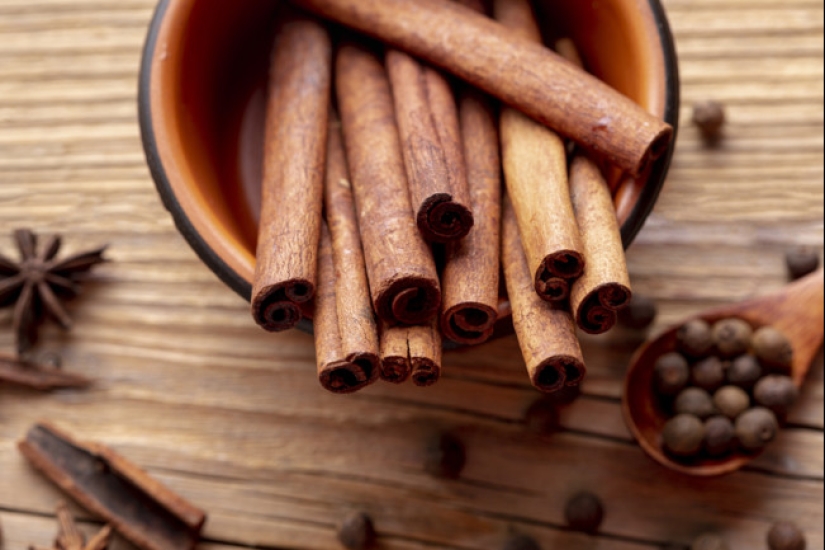 The cinnamon, wasabi and other popular products-simulation which we mistakenly believe to be real