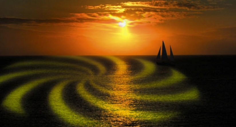 The Devil's carousel is an inexplicable phenomenon occurring in the ocean The Devil's carousel is an inexplicable phenomenon occurring in the ocean