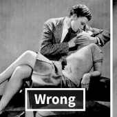 The editorial board of LIFE magazine of the 1940s teaches how to kiss properly The editorial board of LIFE magazine of the 1940s teaches how to kiss properly