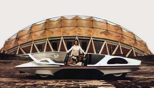 The elegance of retro-futurism: Italian car of the future in 1970 The elegance of retro-futurism: Italian car of the future in 1970