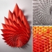 The engineer creates from paper geometric paintings and gifs, from which the eyes go crazy The engineer creates from paper geometric paintings and gifs, from which the eyes go crazy