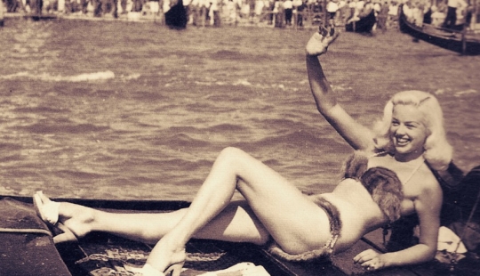 The girl in the mink bikini Diana Dors — the British answer to Marilyn Monroe