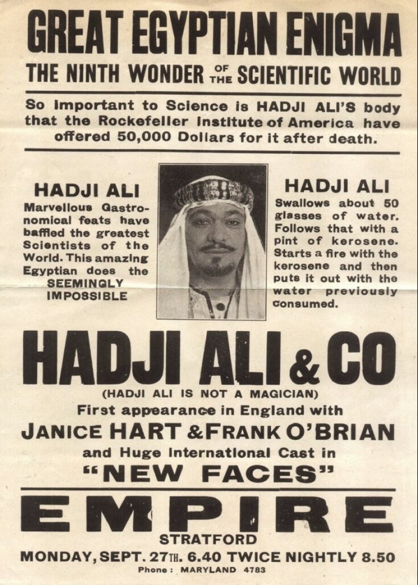 The Human Fountain of Hadji Ali: The Story of an Artist of an Unpleasant Genre The Human Fountain of Hadji Ali: The Story of an Artist of an Unpleasant Genre