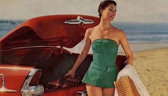 "The image of the earthly Paradise" the beach US history in color