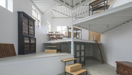 The Japanese have created the most unusual in the world of layout, completely abandoning the walls
