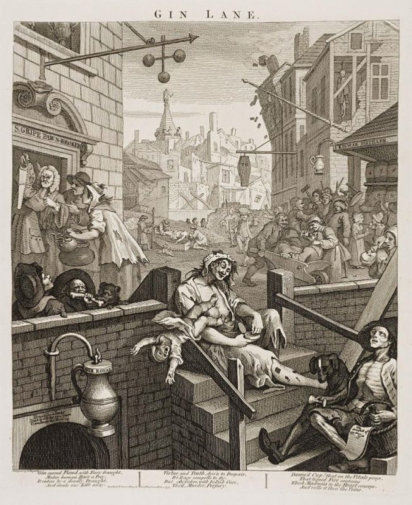 The London "gin Epidemic", or As drunkenness nearly destroyed the Kingdom