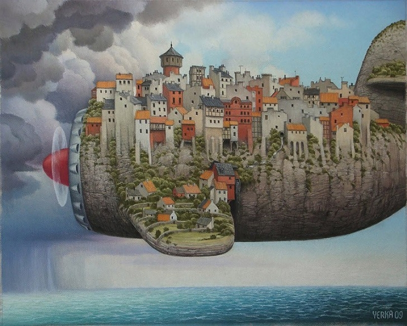 The longer you look, the more you see: the surreal worlds of Jacek Yerka The longer you look, the more you see: the surreal worlds of Jacek Yerka