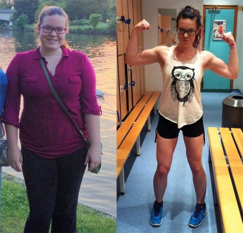 The miraculous transformation of the girls, who defeated the excess weight