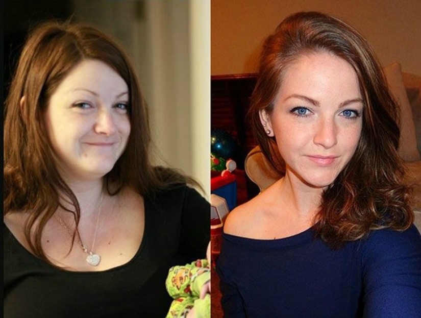 The miraculous transformation of the girls, who defeated the excess weight