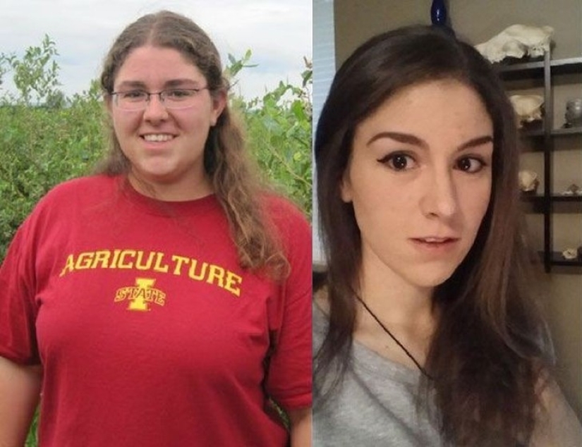 The miraculous transformation of the girls, who defeated the excess weight