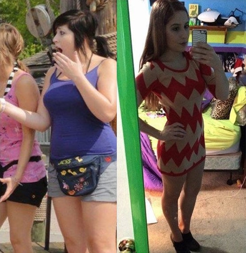 The miraculous transformation of the girls, who defeated the excess weight