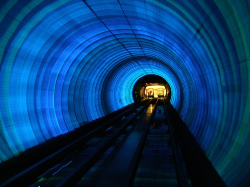 The most unusual transport tunnels