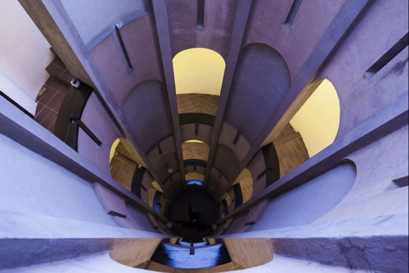 The old cement factory was turned into a real villa