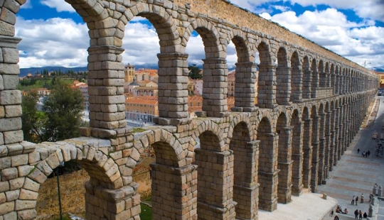 The only ancient Roman aqueduct that is still in use for its intended purpose The only ancient Roman aqueduct that is still in use for its intended purpose