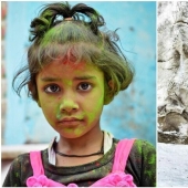 The photographer has shown how the childhood in different parts of the world The photographer has shown how the childhood in different parts of the world