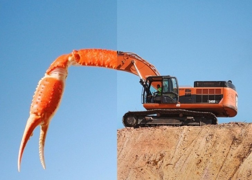 The photographer simply combines two pictures and gets a damn cool result!