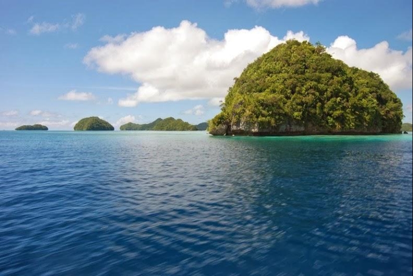 The rocky island of Palau The rocky island of Palau