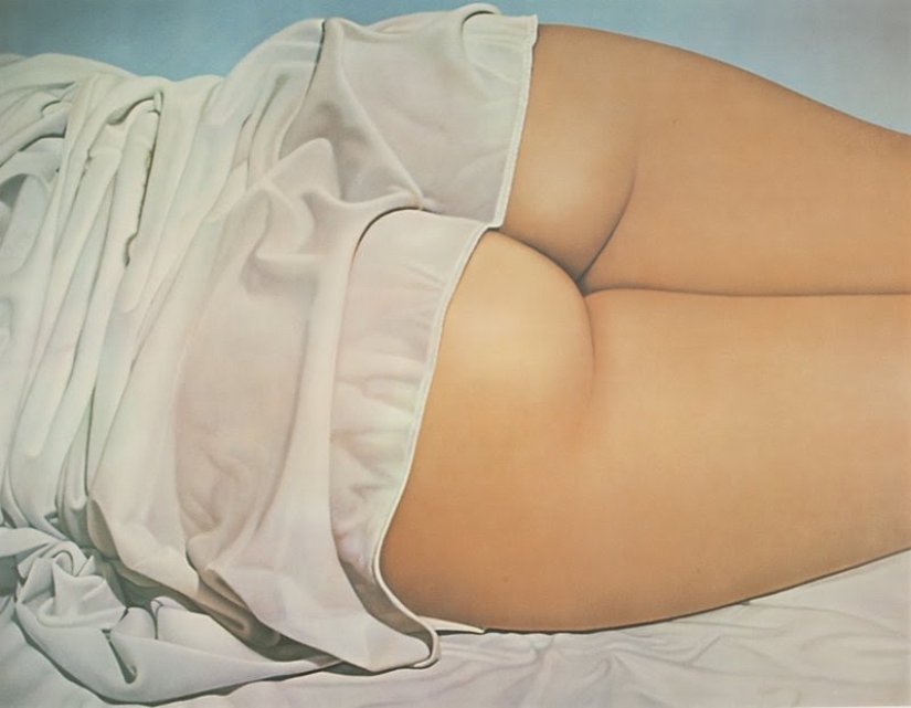 The sexuality of women's thighs in underwear by the American artist John Kaser The sexuality of women's thighs in underwear by the American artist John Kaser