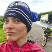The story of Anna Smolina, who cycled across half the country with her dog The story of Anna Smolina, who cycled across half the country with her dog