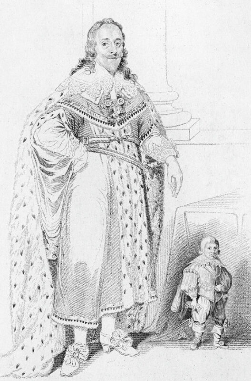 The story of the dwarf Geoffrey Hudson-knight, duelist and favorite of the English Queen
