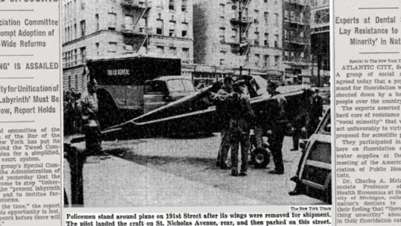 The story of Thomas Fitzpatrick, who landed a plane in downtown New York twice The story of Thomas Fitzpatrick, who landed a plane in downtown New York twice