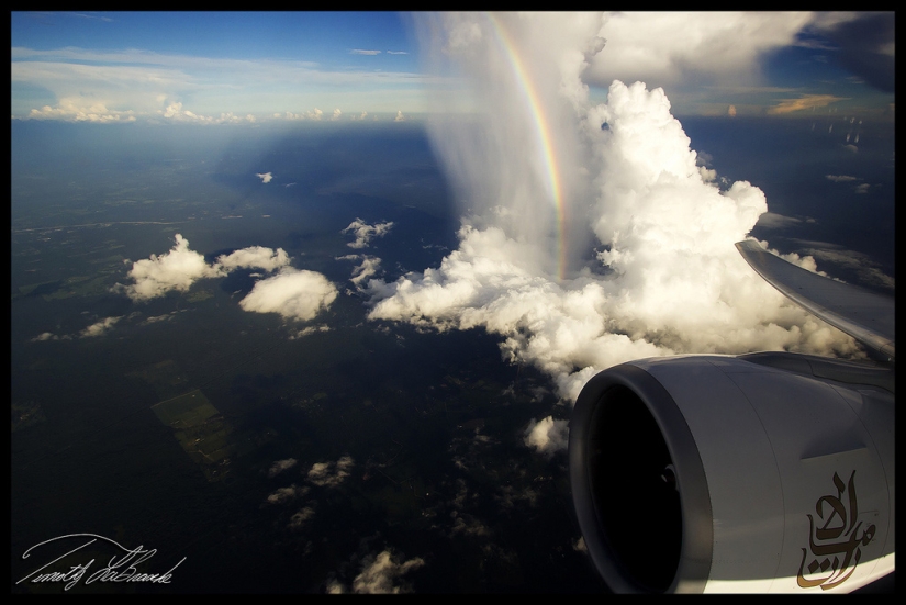 The world from the porthole