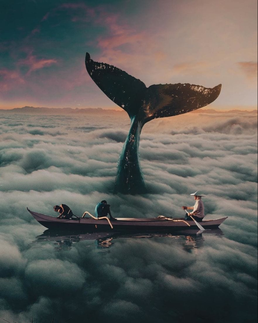 The world of fantasy and surrealism in the incredible collages of Rama Krishna Mukti Adi